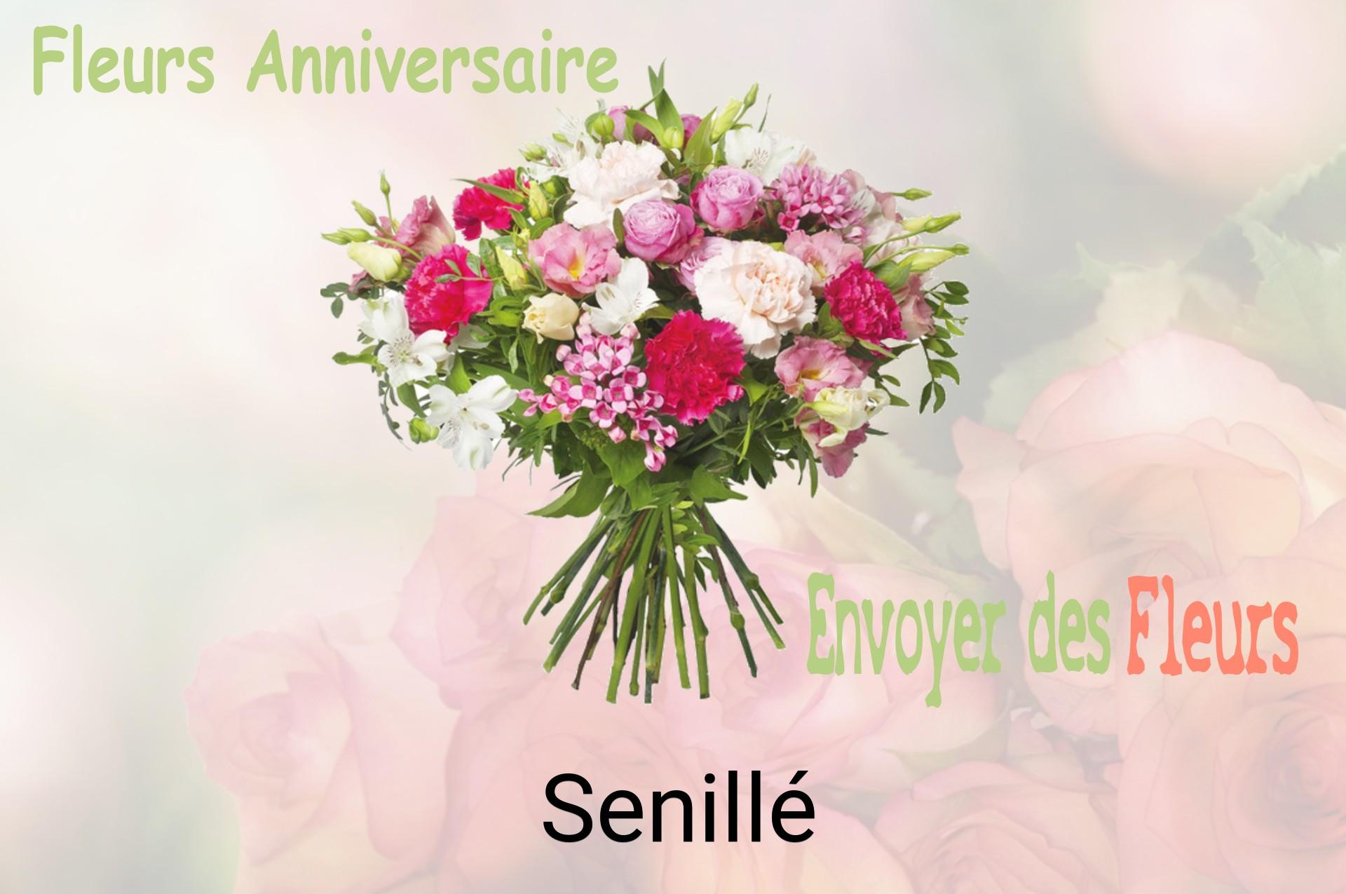 Bouquet de fleurs d’anniversaire livré à Senillé
